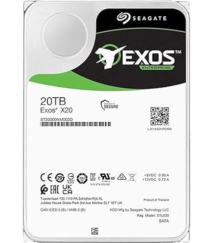 2個セット 40TB]通電900時間以下大容量HDD WD20TB HC560 Amazon.com