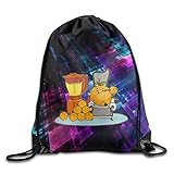 Orange Juicer Cartoon Mouth Backpack Drawstring