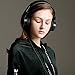 Wired Active Noise Cancelling Headphones with Inline Microphone, Foldable Travel Headphones with Airplane Adapter, On-Ear