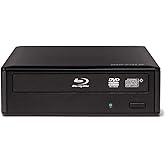 BUFFALO MediaStation Desktop 16x External Blu-ray Drive for PC with USB 3.0. Plays and Burns Blu-Rays, DVDs, and CDs.
