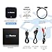 Bluetooth Transmitter Receiver 2-in-1 - Digital Optical TOSLINK - 3.5mm Wireless Audio Adapter for TV - Home Stereo System - aptX Low Latency - Bluetooth 4.1 - Pair Two Bluetooth Devices at once