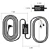 Dash Cam Hardwire Kit for PR996, Mini USB Hard Wire Kit with Low Voltage Protection for Driving Cams Parking Mode Time-Lapse Recording