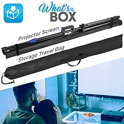 Pyle Universal Projector Screen w/Stand - 120-Inch