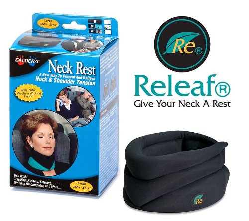 Caldera Releaf Neck Rest, Large, Black