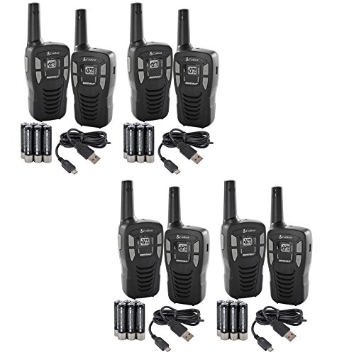 NEW! (8) COBRA CXT145 MicroTalk 16 Mile 22 Channel Walkie Talkie 2-Way Radios!