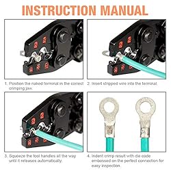 iCrimp Non Insulated Terminal Crimper, AWG 22-6