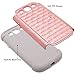 Galaxy S4 Case, MANDYCOWRY [Fashion Creative Design]Crystal Bling PC Shell Shock Absorbing Soft Rubber Inner Hybrid Armor Cover For Samsung Galaxy S4 S IV I9500 GS4 All Carriers(Rose Gold/Grey)