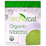 Matcha Green Tea Powder Organic Baking, Vegan, Unsweetened, Latte, Smoothie, Iced Tea, Ice Cream, Cold Brew and Dessert, Recipes 40g/1.41oz