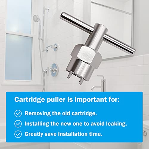 1222 Replacement Cartridge and Puller, Faucet Shower Valve Cartridge