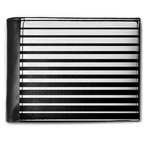 Wallet Doppler effect, stripes, RFID Men's Bifold ID Case - Neonblond