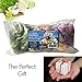 Luxury Bath Pouf Soft Mesh Double Layer Set of 3 Pack Shower Puff Exfoliating / Cleansing Loofah Luffa Body pouf Mesh For Men / Women