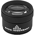 Tangxi 30X Jewelry Magnifier, Professional Optical Magnifier Glasses, 30X Magnifying Lens for Jewellery, Diamonds, Gems, Coin