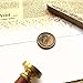 Wax Seal Stamper, VOOSEYHOME Initial Handwritten Letter Alphabet W Stamp with Rosewood Handle, Decorating on Invitations Mail Envelopes Sealers Cards Books for Birthday Themed Party Wedding Signature
