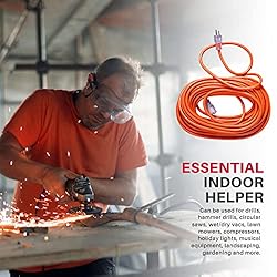 75ft Power Outdoor Extension Cord & Indoor