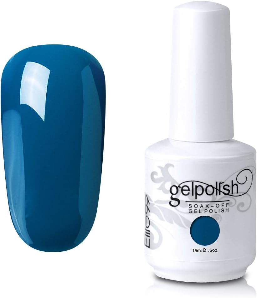 Elite99 UV LED Gel Nail Polish Nail Art Soak Off Varnish Manicure 15ml Teal 036