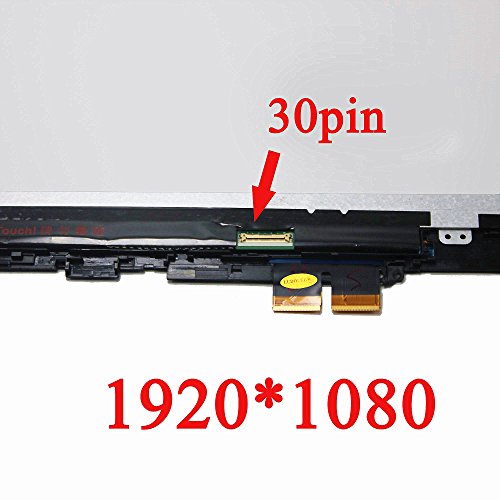 LCDOLED 14.0 inch FullHD 1080P IPS LED LCD Display Touch Screen Digitizer Assembly + Bezel For Lenovo Flex 4-14 4-1470 80SA 4-1480 80VD