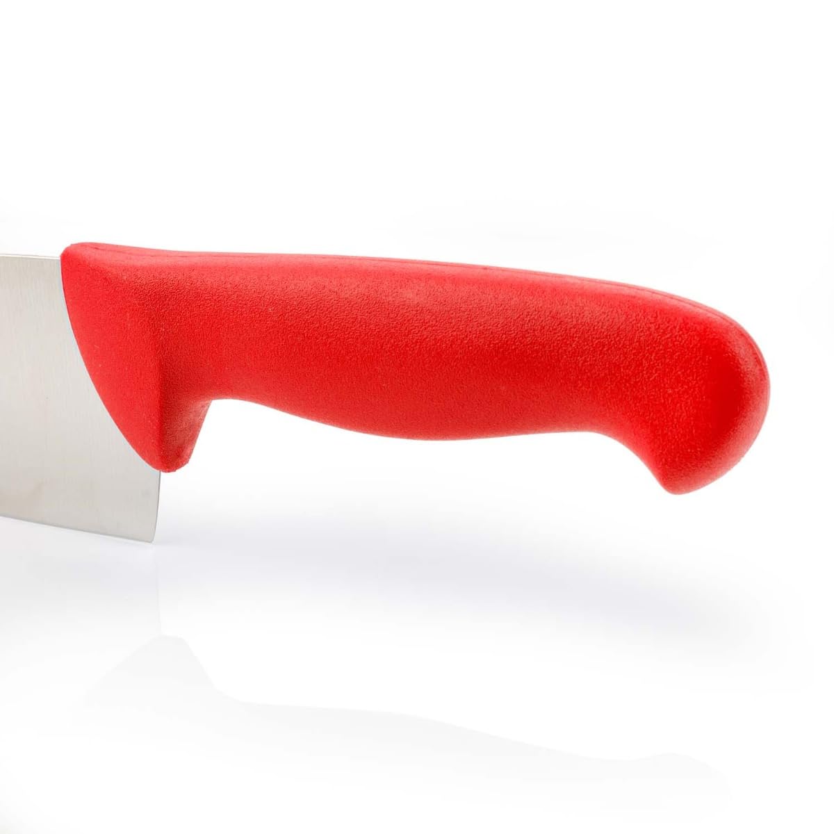 Arcos Fleischermesser Breite Klinge Edelstahl NITRUM 200 mm, Präziser Schnitt, Langlebig, Roter Polypropylen-Griff, Serie 2900, Ideal für Fleisch 5