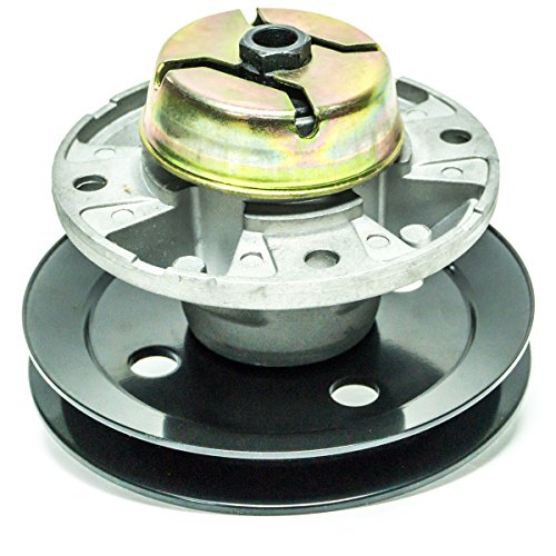3PK Spindle Assembly w/Pulley for John Deere Mowers Replaces AM121342, AM121229