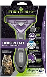 FURminator Undercoat Deshedding Tool for Medium/Large Cats 4.5 kg+ view 2