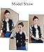 Women's Floral Print Baseball Bomber Jacket Varsity Coat Short Button Closure Outwear Top