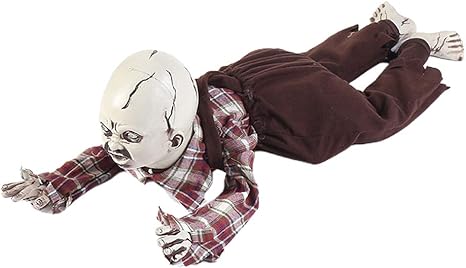 scary crawling doll
