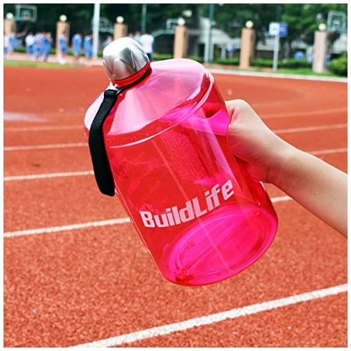 BuildLife 1 Gallon Water Bottle -Motivational Fitness Workout with Time Marker/Drink More Daily/Clear BPA-Free/Large… - Image 5