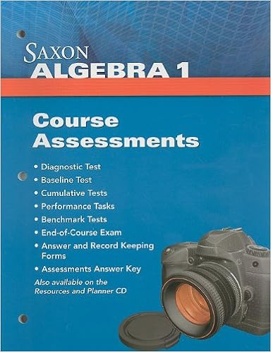 Saxon Algebra 1: Assessments