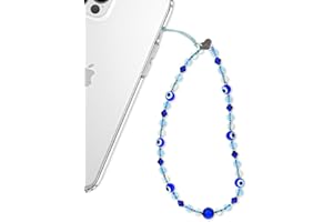VELVET CAVIAR Phone Charm Wrist Strap - Cute Beaded Cellphone Wristlet - Lanyard Accessory for Women - Fits all Phone Cases