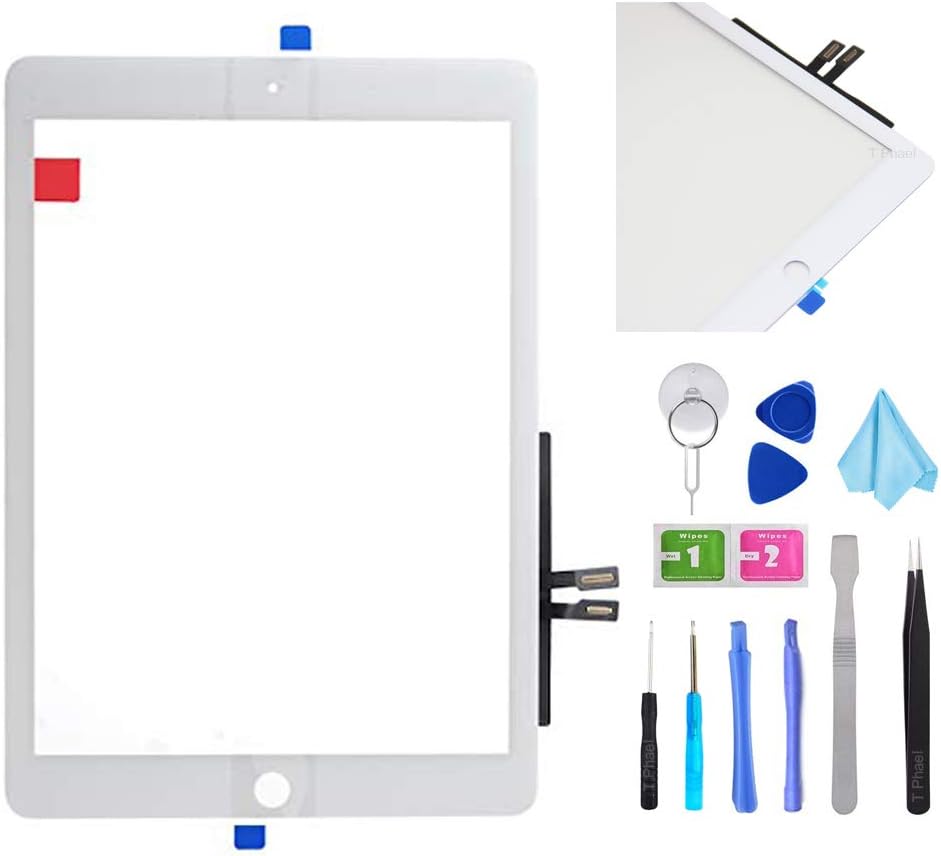 White Touch Screen Digitizer Repair Kit for iPad 9.7" 2018
