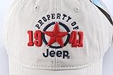 Jeep 1941 Unisex Adjustable Horizon Classic Baseball Hats Washed Dyed Cotton Ball Hat