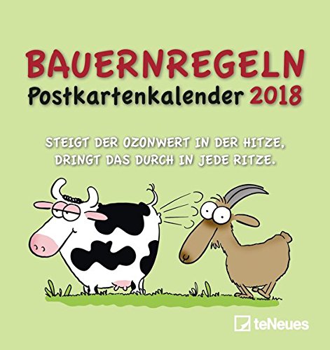 Bauernregeln 2018 Teneues Broschurenkalender Amazon De Bucher