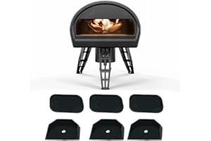 YNXGZCAN Fit Gozney Roccbox Pizza Oven Black Rubber feet Surface Protectors (6 Pack)