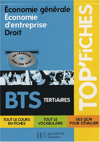 Economie génerale, Economie d'entreprise, Droit BTS tertiaires (1Cédérom) by (Paperback)