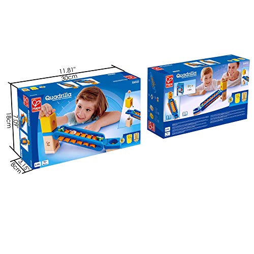 Hape Quadrilla Wooden Marble Run Construction Vertigo Quality Time