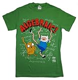 Adventure Time Algebraic Finn And Jake T-shirt Large
