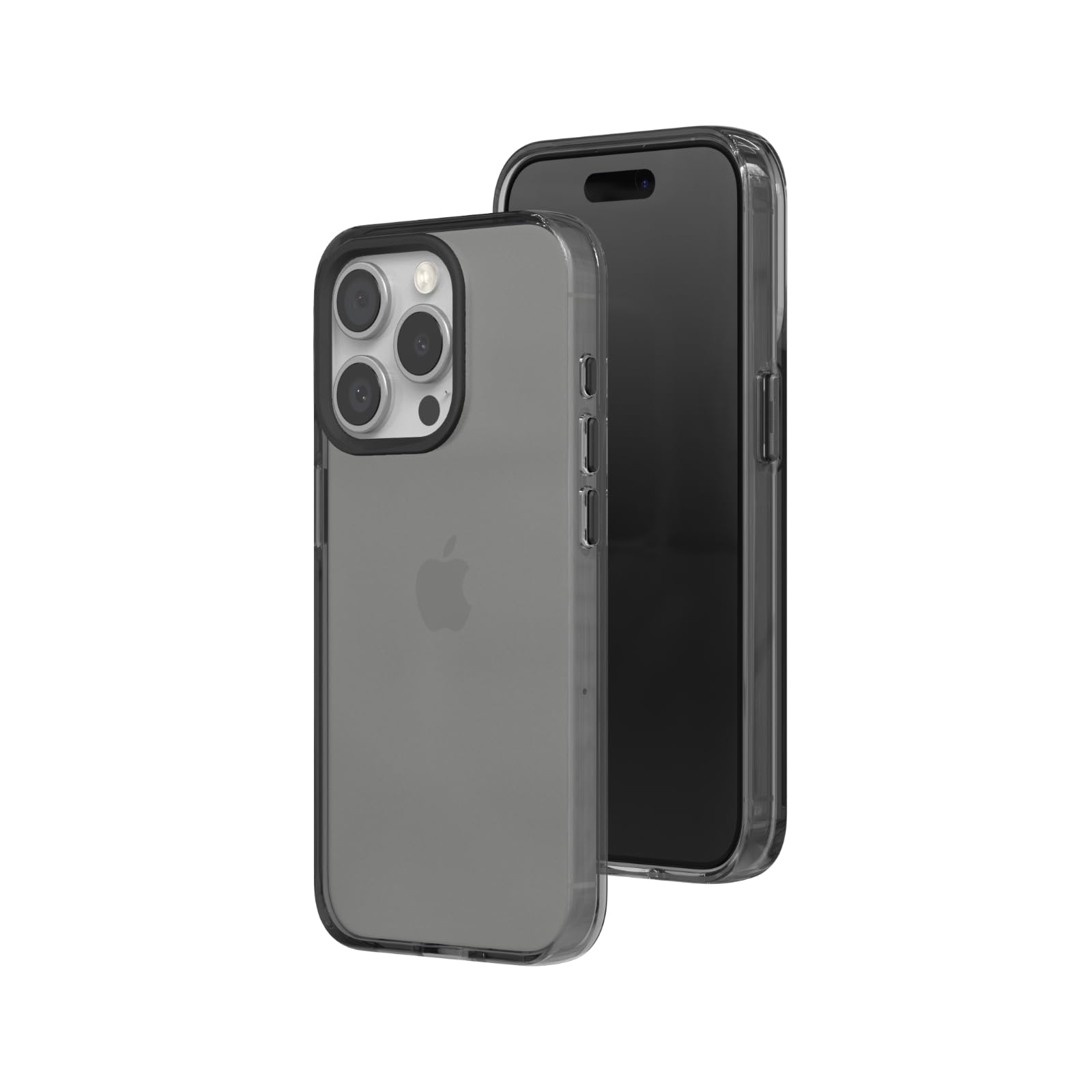 RHINOSHIELD JellyTint Transparent Protective Case Compatible with [iPhone 15 Pro Max] | Exceeds Military Drop Standards, Scratch Resistant, Shockproof, Trendy Colors - Ash Black — image 1