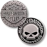 Harley-Davidson Diamond Plate, Willie G Skull Challenge Coin