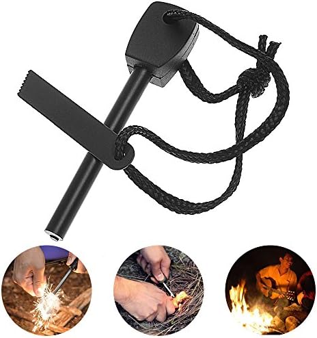 RXS Magnesium Fire Starter Kit Ferro Rod Outdoor Emergency Survival Kit Waterproof Fire Rod