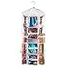 Wrapping Paper Storage Organizers- 2 Pack- Dual Sided Hanging Gift Wrap Station-Clear Compartments for 30” Rolls, Ribbon, Bows & Gift Bags by Elf Stor