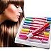 Hair Chalk, Temporary Hair Chalk, Hair Chalk Pens, Washable Hair Color, Fun DIY Gifts on Birthday, Holiday, Costume Cosplay Party, Safe for Kids ＆ Adults, 12Colors