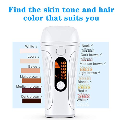 image for Feeke Hair Removal System for Women IPL Hair Remover Device Permanent 