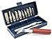 Bastex 16 Piece Hobby Craft Knife Set. Great Beginner set - Includes 3 Different Handles and 13 Blades. Great for scrapbooking, sculptures and Other Arts and Crafts
