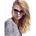 Fuzhao Classic Square Sunglasses For Women UV Protection Eyewear Glasses Shades For Women, Navy Blue, 60
