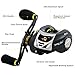 YONGZHI Fishing Reels- Medium Gear Ratio (6.3:1)- Low Profile Carbon Fiber Drag 11+1 Ball Bearing- Adjustable Magnetic Brakes System-Baitcasting Reels for Freshwater Saltwater