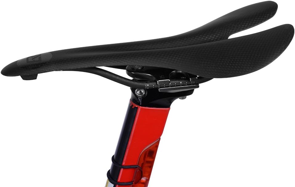 ROCKBROS Bike Saddle Full Carbon Fiber Bike Seat UltraLight Carbon