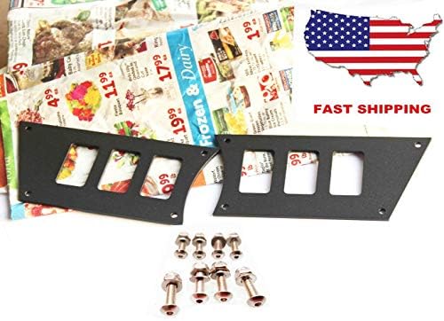 For POLARIS RZR DASH ROCKER SWITCH PLATE PANEL 900 900s 1000s XP1000 2015-2018