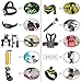 Erligpowht Sports Accessories for GoPro 6 GoPro Hero 5 Hero 4 Gopro Hero Session and SJ4000 SJ5000 AKASO Apeman Xiaomi Yi Lightdow Rollei IceFox ODRVM WiMiUS Sony with Chest Strap Mounts and More