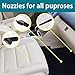 PowerStance Vacuum for Car Cleaner Truck-High Power-12v-5500PA-Corded Portable Handheld-Wet/Dry use-HEPA Filter, Nozzle Accessory kit, 16ft Power Cord, Carry Bag-Energy efficient Boat RV