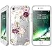 iPhone 6 case,iPhone 6s Case with Flowers, LUOLNH Slim Clear Chrome Gold Floral Pattern Soft Flexible TPU Back Cover Case for Apple iPhone 6/6s [4.7 inch] -C