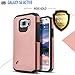 Galaxy S6 Active Case, Samsung Galaxy S6 Active Case, Starshop Hybrid [Shock Absorption] Rugged Impact Advanced Armor Soft Silicone Cover With [ Premium HD Screen Protector Included] (Rose Gold)